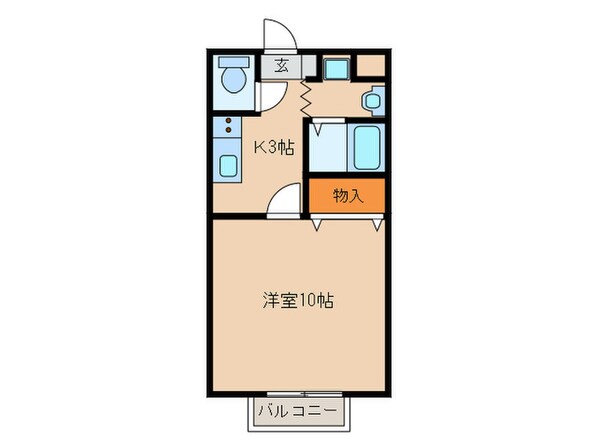 アムール西岡崎の物件間取画像